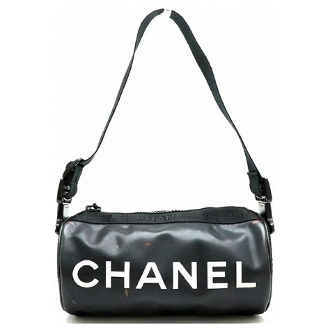 chanel black sport line boston bag|CHANEL Sport Line Bags for sale .